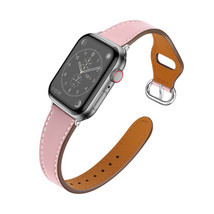 Pink Leather Apple Watch Band 38MM / 40MM / 41MM (for small wrist) - $31.99