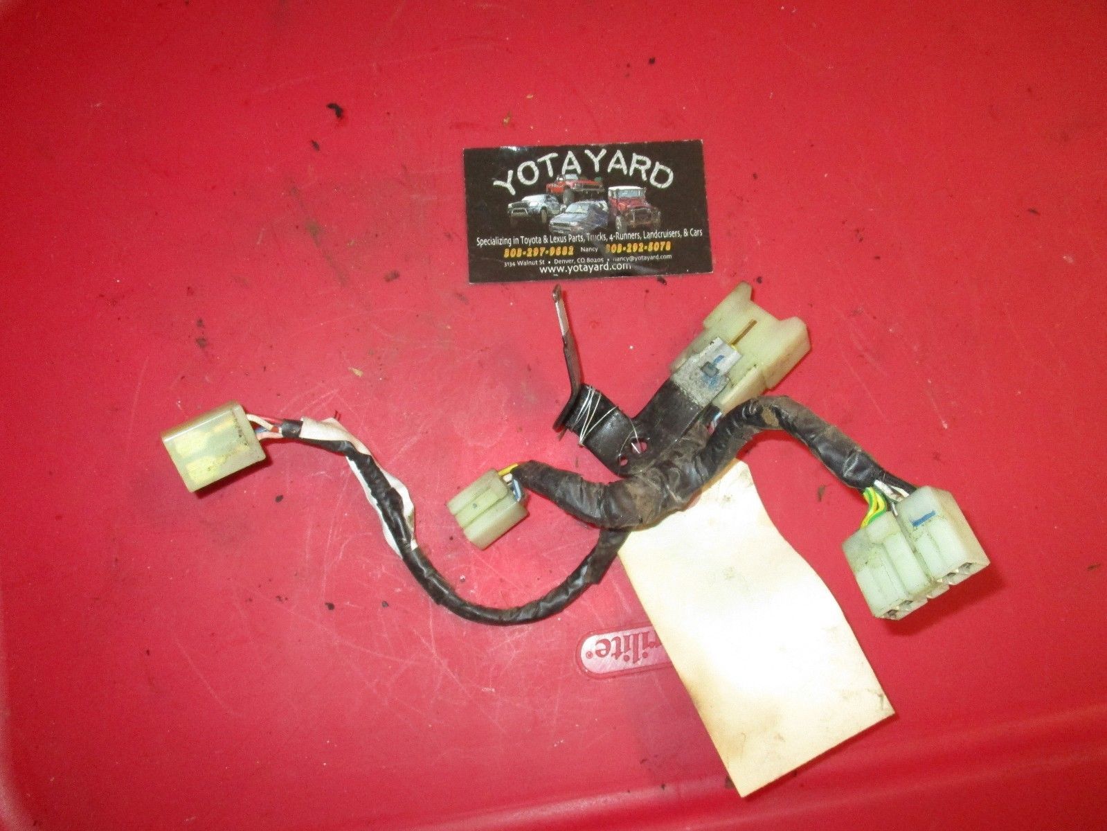 S l1600. S l1600. 90-95 TOYOTA 4RUNNER SR5 REAR HEATER BOX WIRING HARNESS  ...