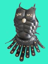 NauticalMart Roman Black Antique Muscle Breast Plate Armor Costume