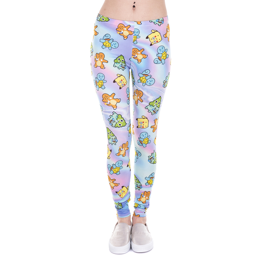 Image of New Fashion Women Leggings Unicorn And Sweets Printing leggins Fitness legging