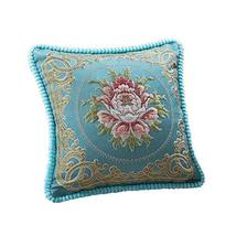 PANDA SUPERSTORE Classical Elegant Flower Throw Pillow Cover Decorative ... - $16.99