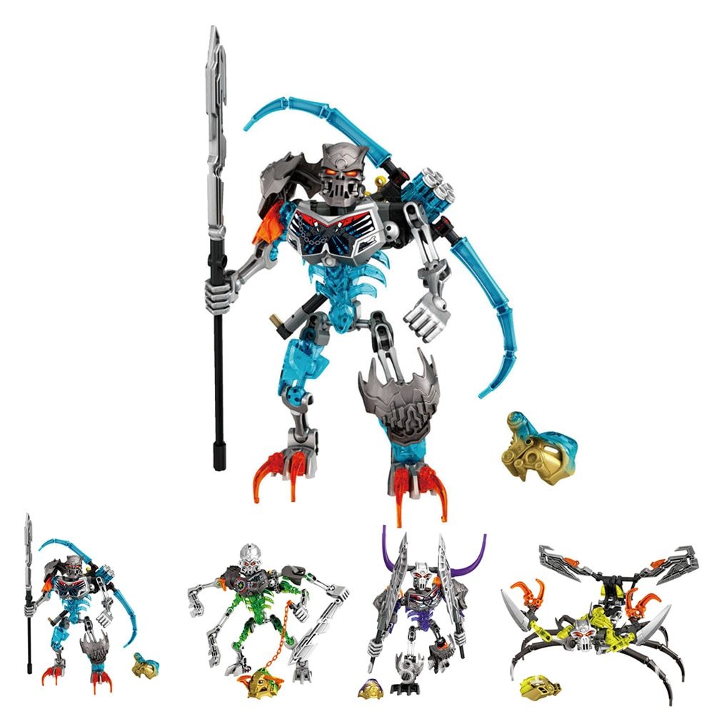 Bionicle Load of Skull Warrior XZS 7101 Building Block Toys Action
