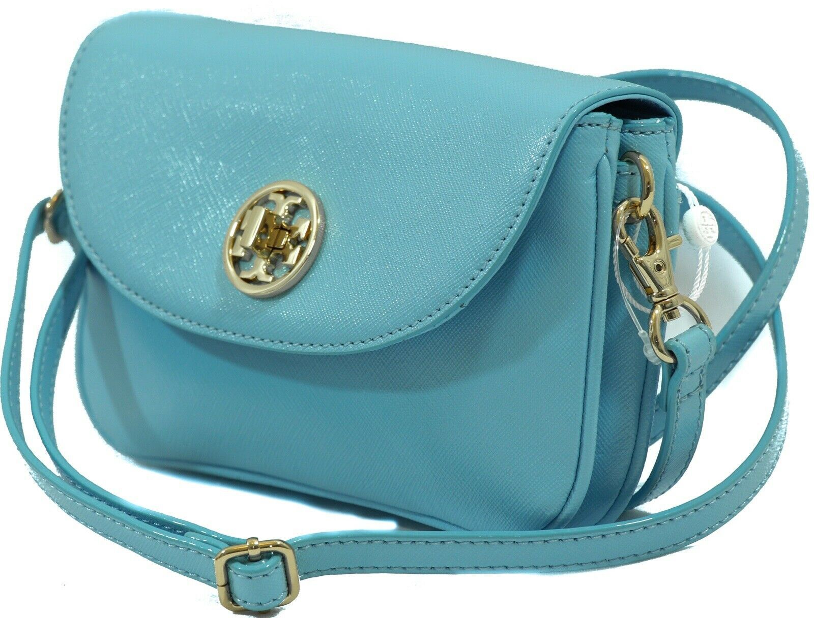 tory burch teal crossbody