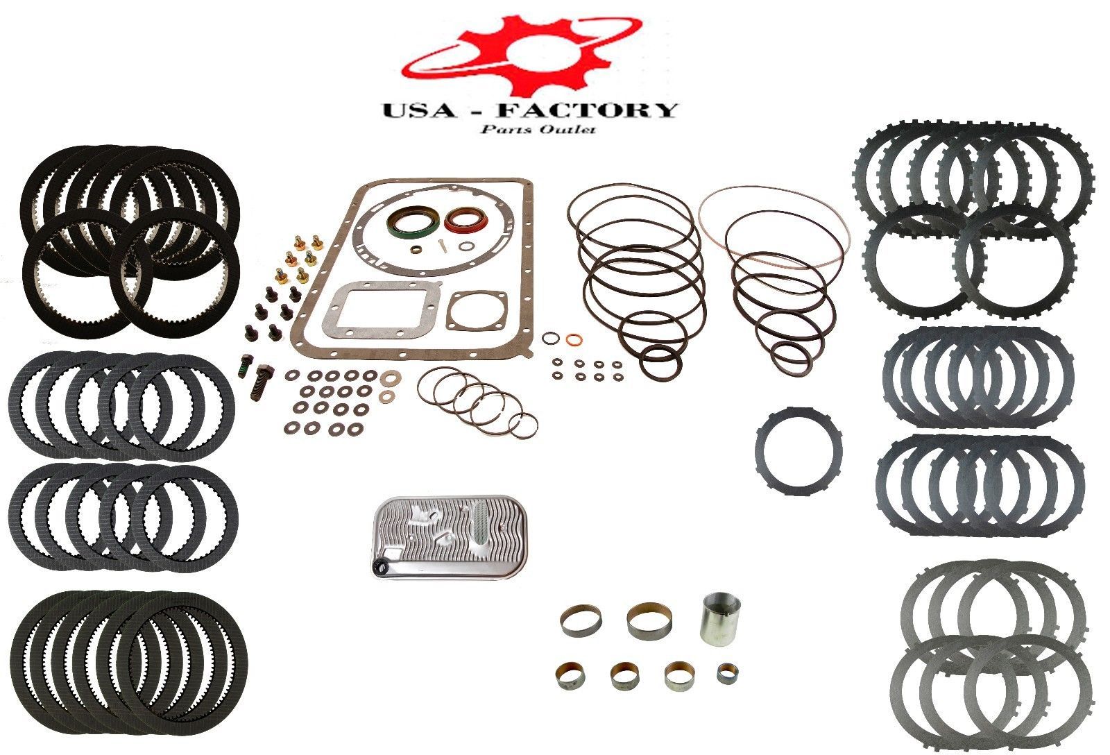 DELUXE TRANSMISSION REBUILD KIT FOR ALLISON AT540, 542, 545 WITH