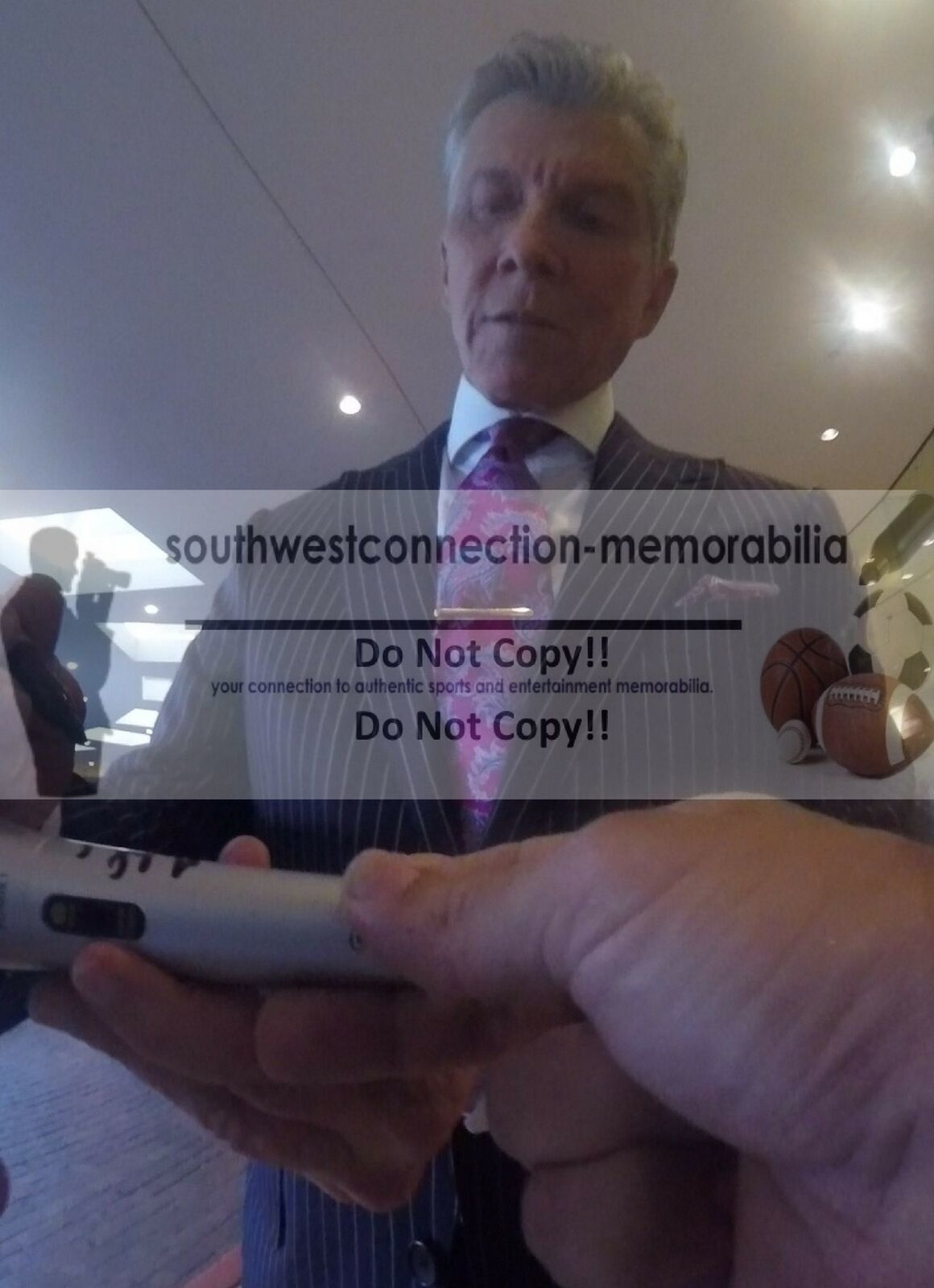 Michael Buffer Autographed Signed Microphone Boxing Announcer Mic Proof