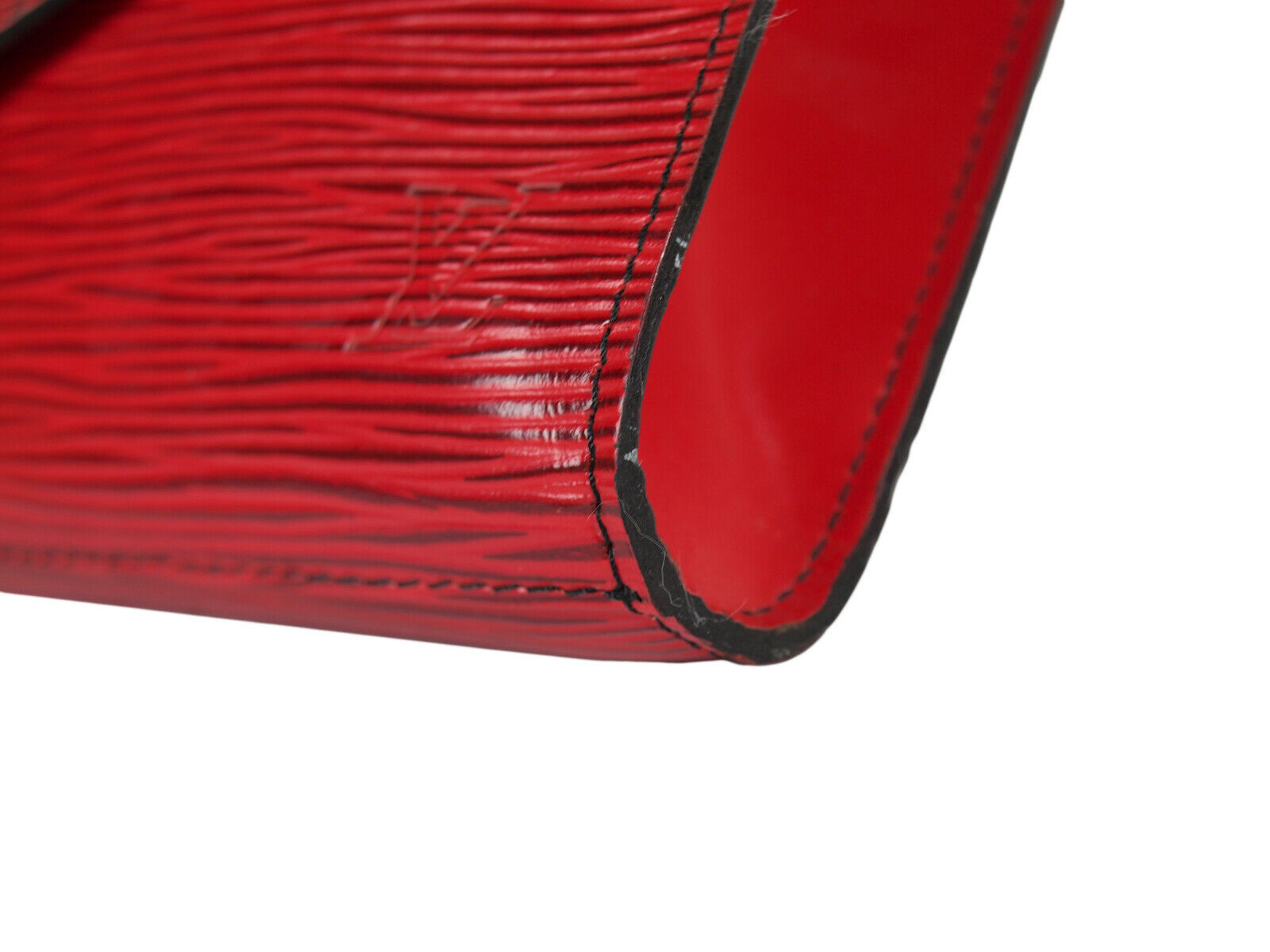 LOUIS VUITTON Arts Deco Epi Leather Red Pochette Clutch Bag LP3497 - Women&#39;s Bags & Handbags