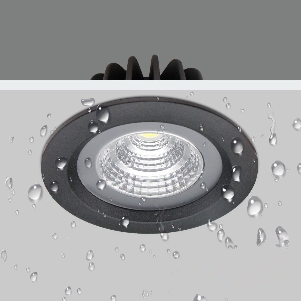 IP65 Modern simple waterproof LED down light AC110V 220V bathroom light outdoor