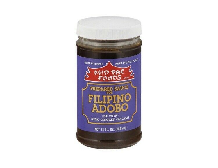 Mid Pac Foods Filipino Adobo Sauce 12 Oz. (Pack Of 5 Bottles) Other