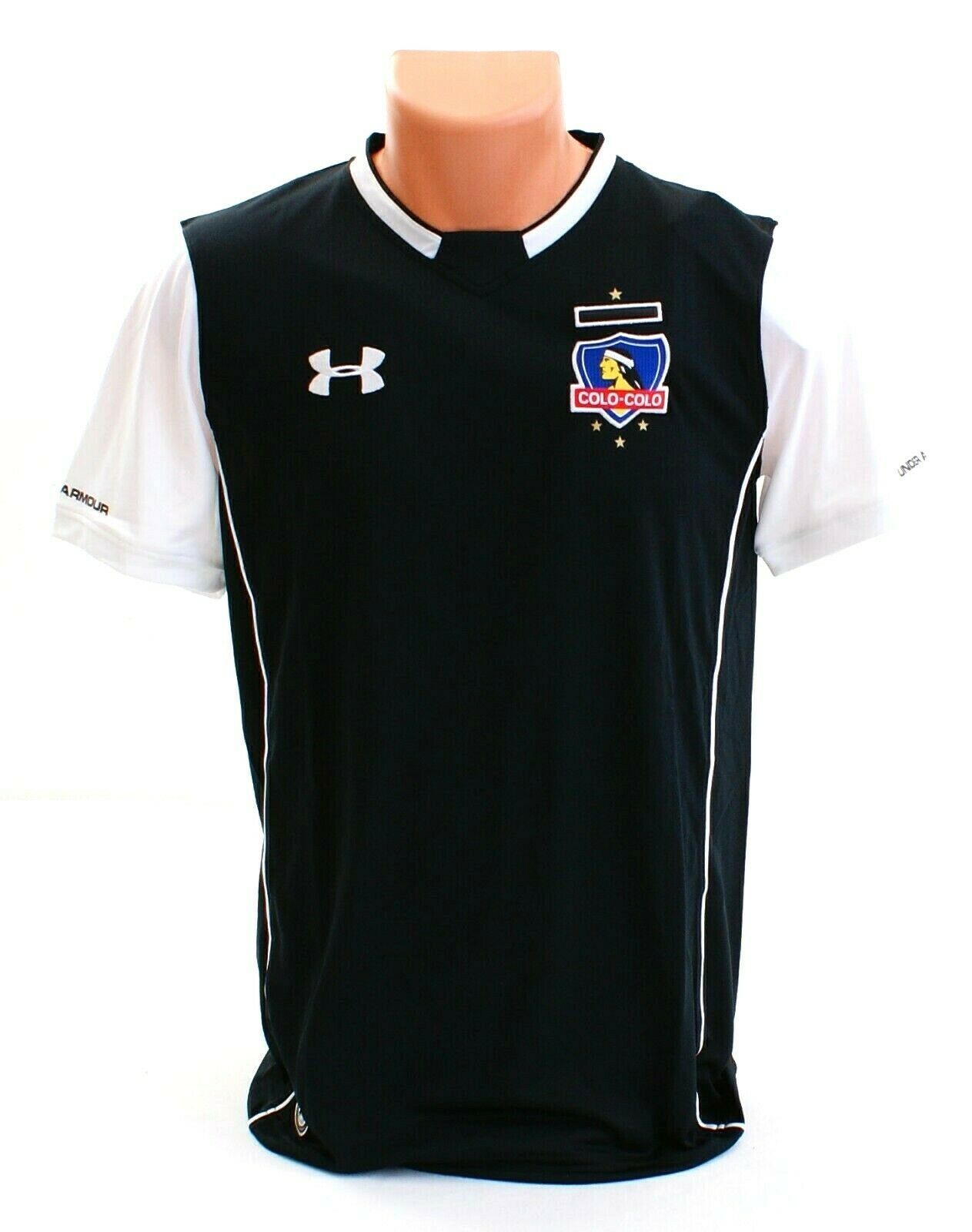 Primary image for Under Armour Colo Colo Chilean Football Club Short Sleeve Jersey Youth Boy's NWT
