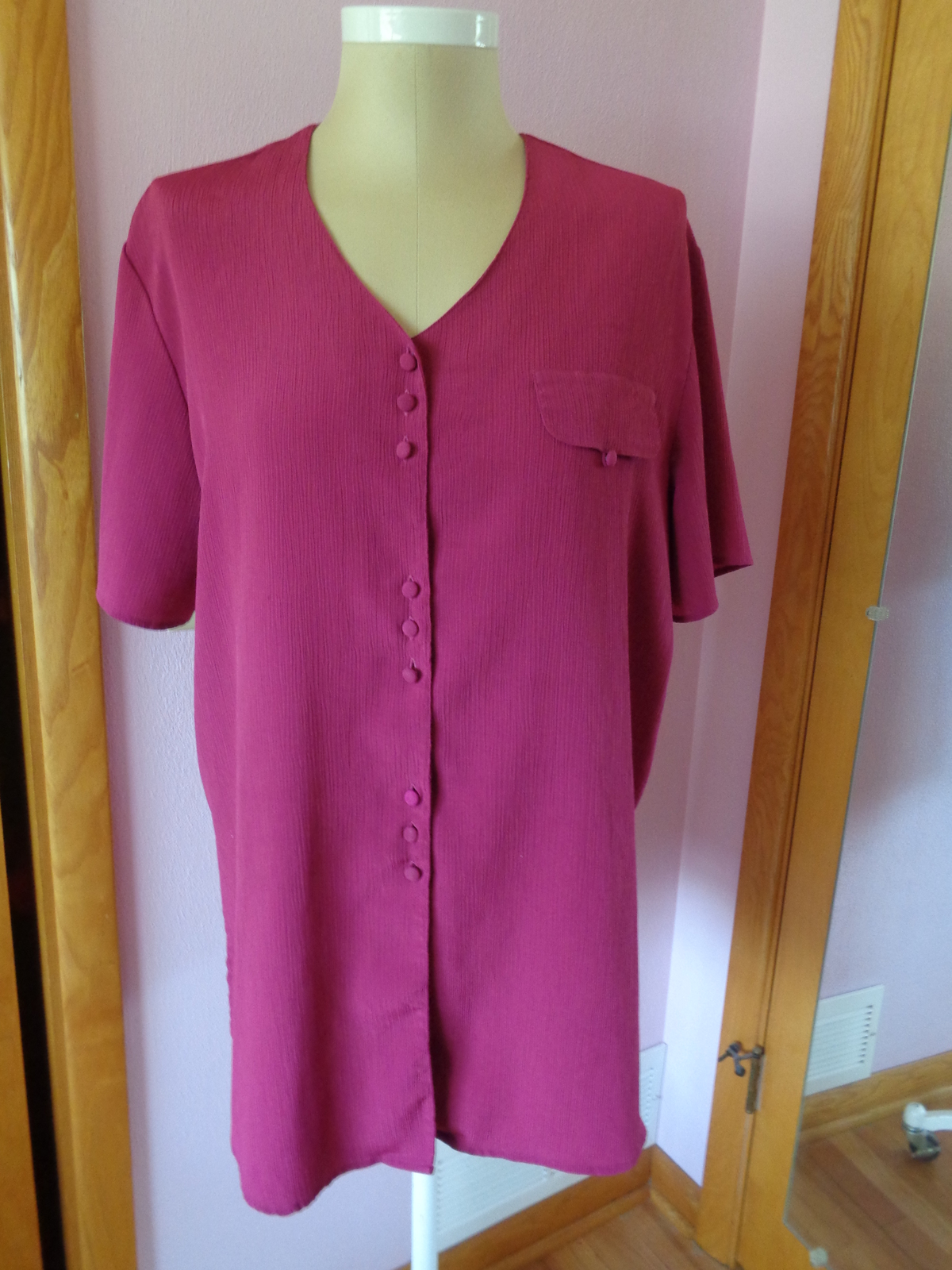 Primary image for Christie & Jill Womens Pink Blouse Top Size 2X Plus Size Gals 59602