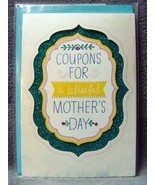 Hallmark•Signature Collection•Mother's Day•Card•Coupons for Mom Motif•Handmade - $9.99