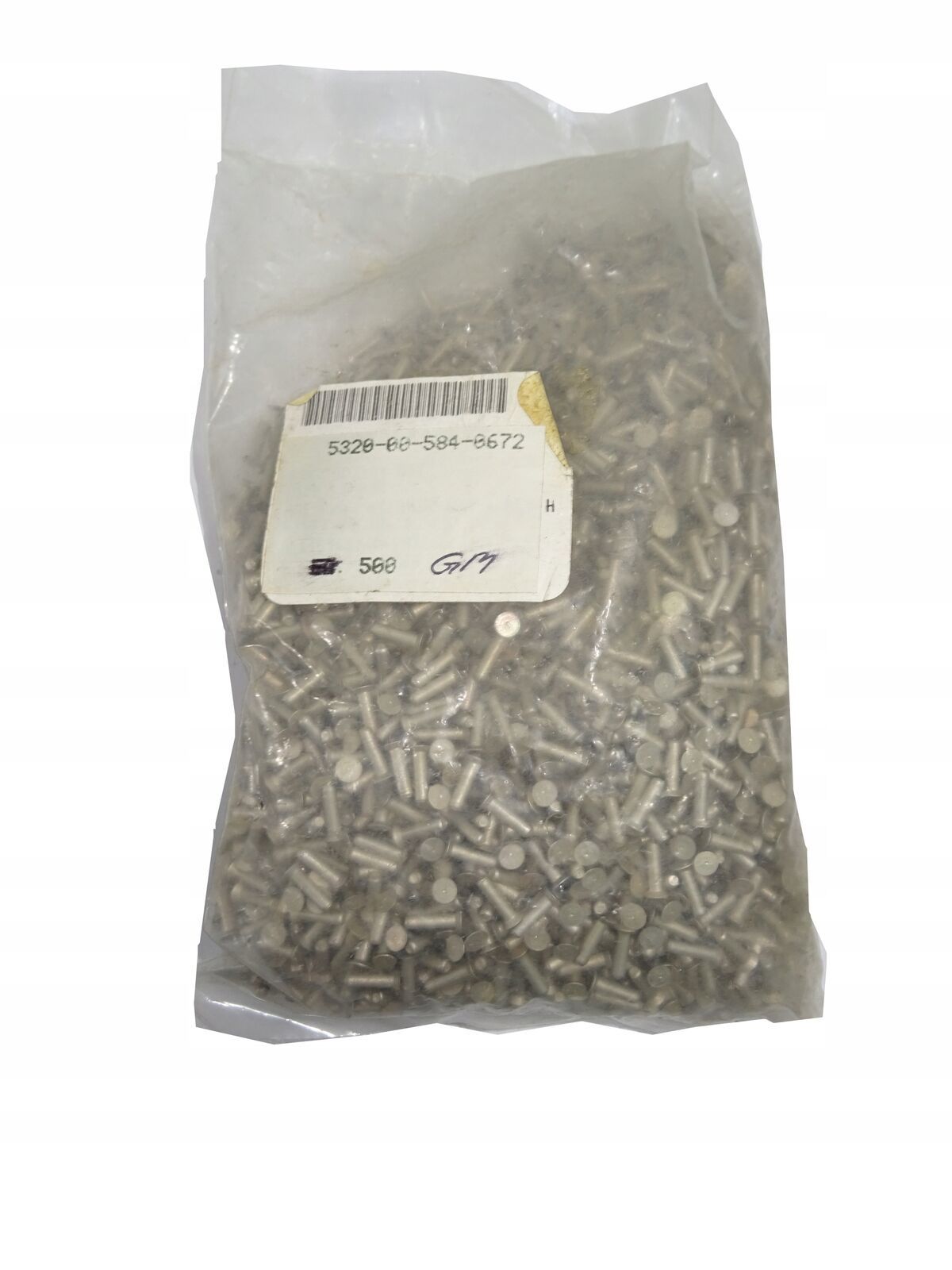 AIRCRAFT Rivets 500 pieces SOLID RIVET 5320005840672/S 6098 Parts