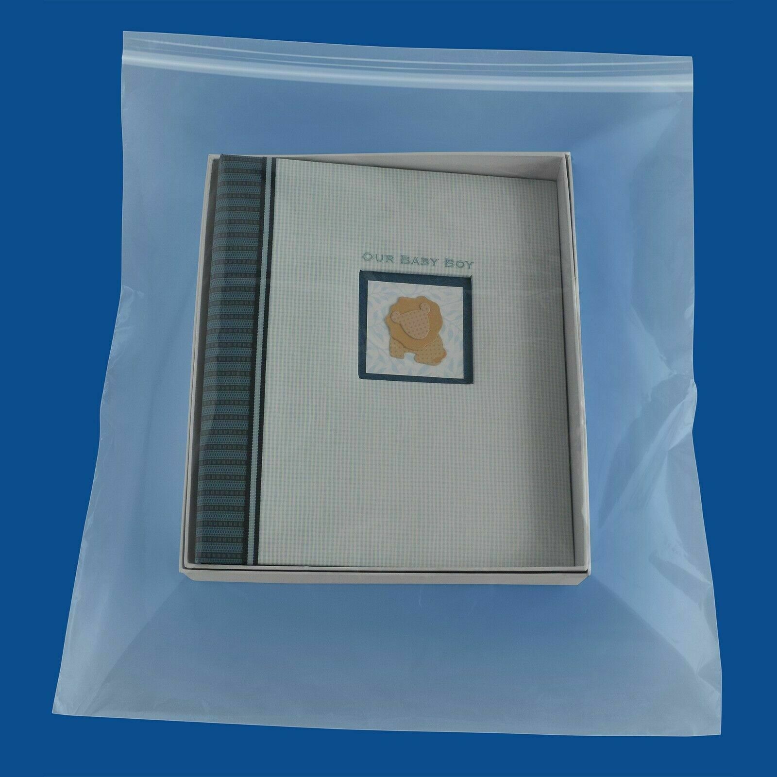 Clear Reclosable Plastic Bags 18" x 24" 4 Mil, Big Self Seal Baggies