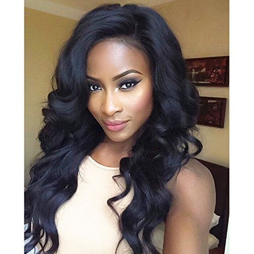 ELIM Wigs for Black Women Long Wavy Curly Wig Natural Looking Synthetic