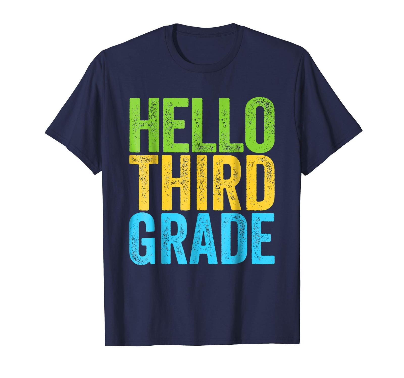 Teacher Style - Hello Third Grade T-Shirt Funny 3rd Grade Back To ...