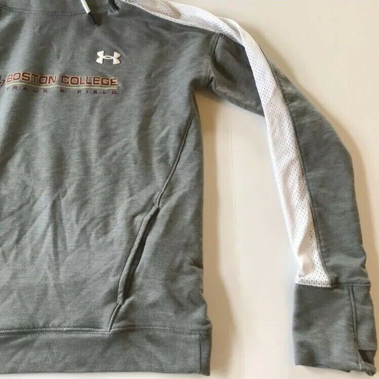 under armour Loose Turtleneck Sweatshirt Womens XS Gray Boston College ...