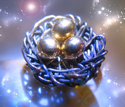 HAUNTED  RING ABUNDANT NEST OF GOLD WEALTH SECURITY HIGHEST LIGHT COLLECT MAGICK - $4,000.31