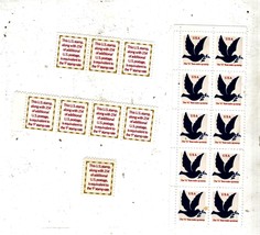 U S Stamps - U. S. Postage (18 Stamps F & G) 8 - F Syamps & 10 G stamps - $5.85