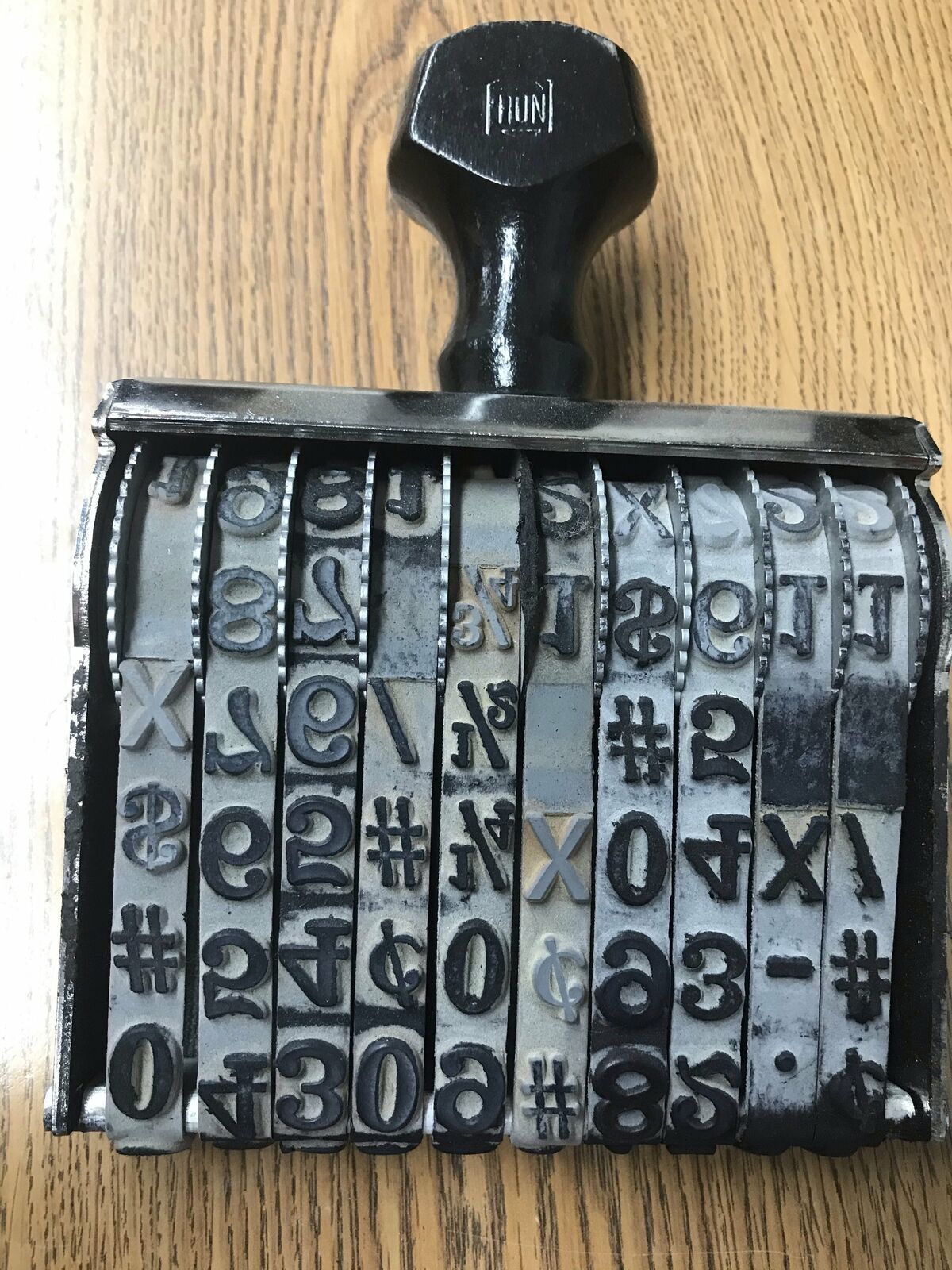 2648 Pullman Numbering Stamp w/10 bands Stamps & Daters