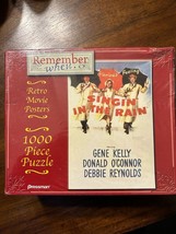 Remember When Singin In The Rain Retro Movie Poster Jigsaw Puzzle 1000 Pc SEALED - $28.05