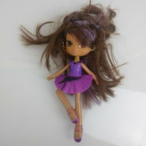 MGA Bratz Kidz Doll Brown Hair Purple Dress Ballet Ballerina 21308 ELE 21308ELE - $19.79