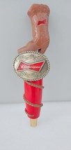Budweiser Cowboy Boot Belt Buckle Rodeo Rare Beauty 11" Draft Beer Tap Handle - $272.25