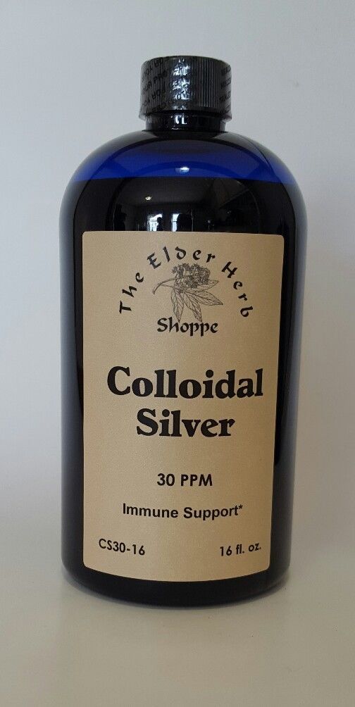 Colloidal Silver (Nano) 16 oz. 30 ppm The Elder Herb Shoppe