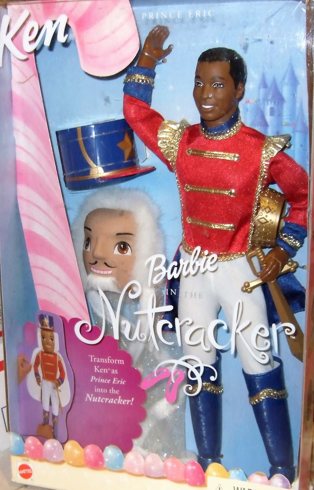 Nutcracker - KEN Prince Eric Doll AA w Mask (2001) Barbie Nutcracker