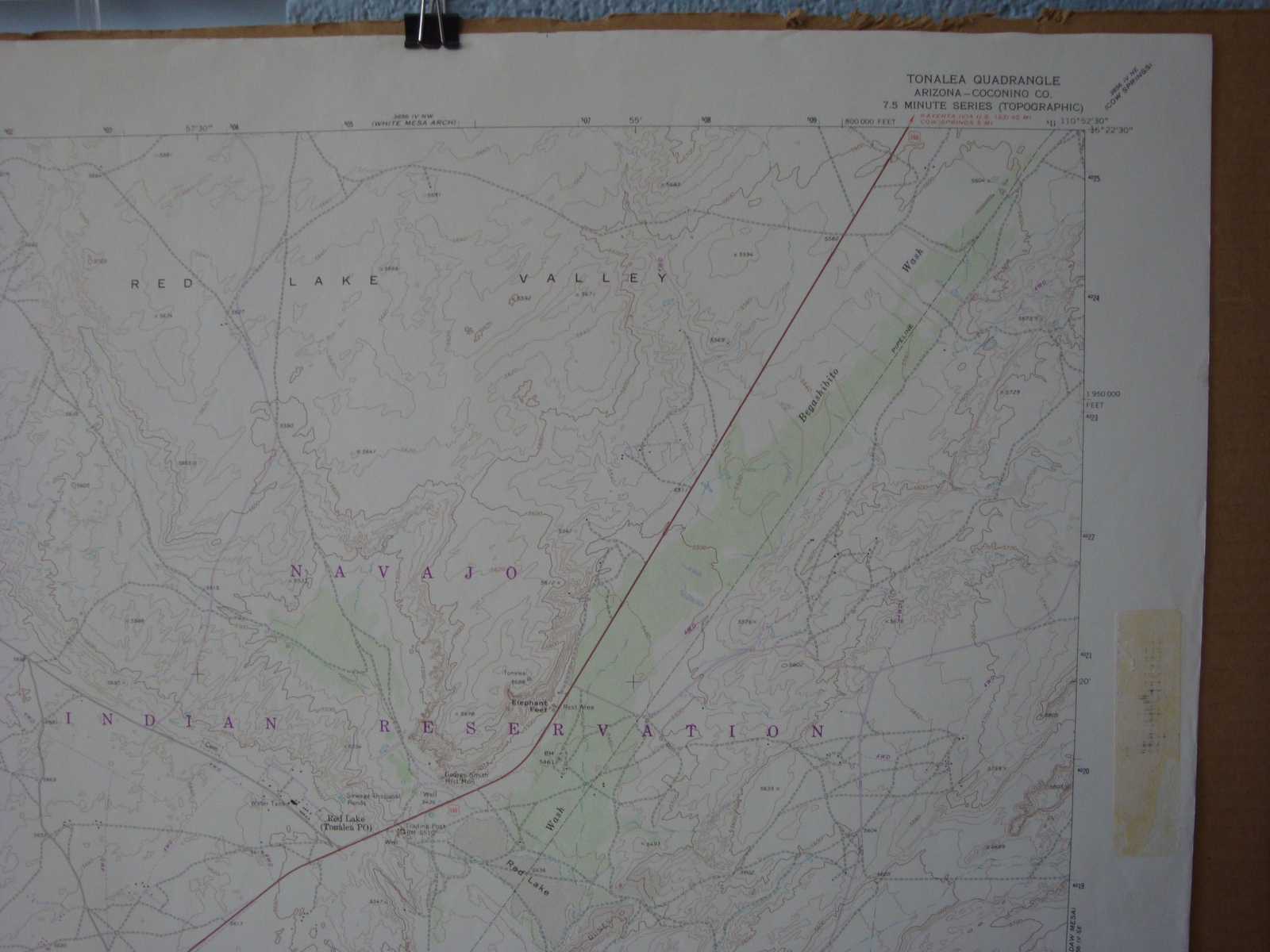 1970 USGS Tonalea, Arizona 7.5Minute and similar items