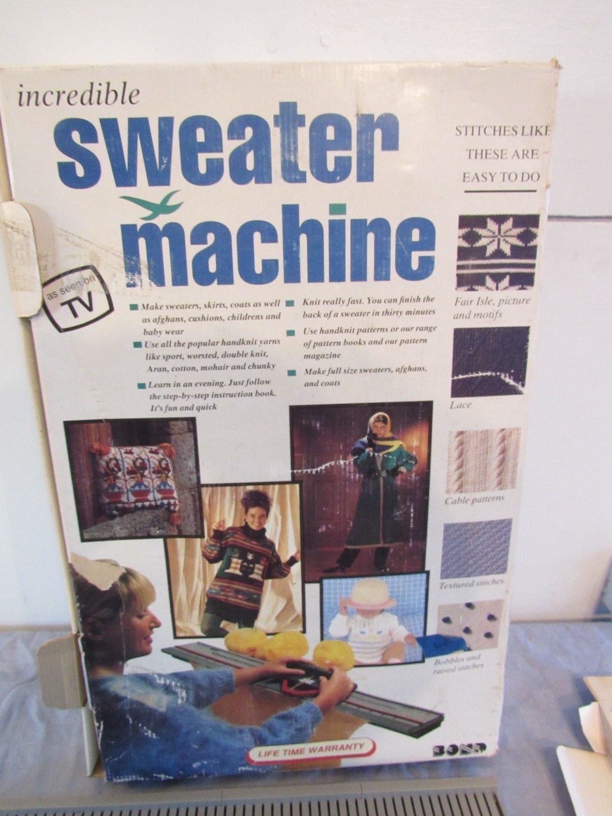 The Incredible Sweater Machine by Bond Knitting Machine Replacement