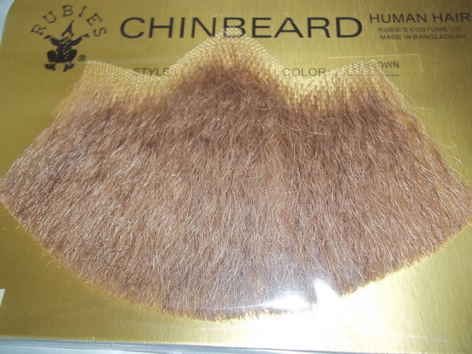 Dark Gray Human Hair Goatee Chin Beard Costume Beard 2022