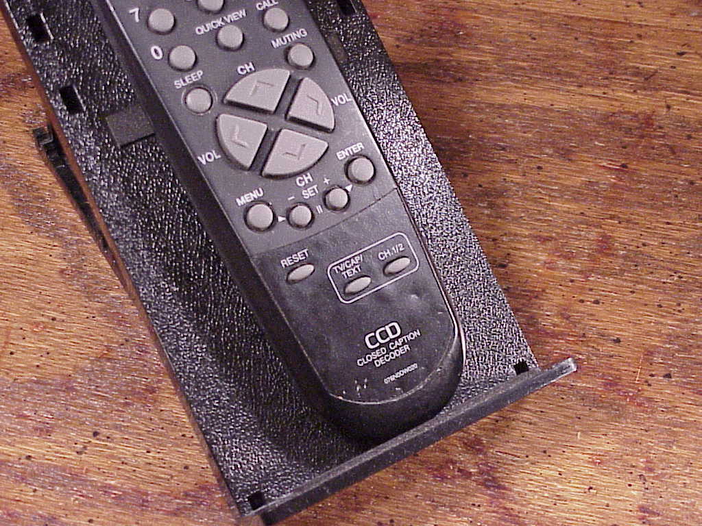 CCD Closed Caption Decoder Remote Control, no. 076N0DW020, cleaned