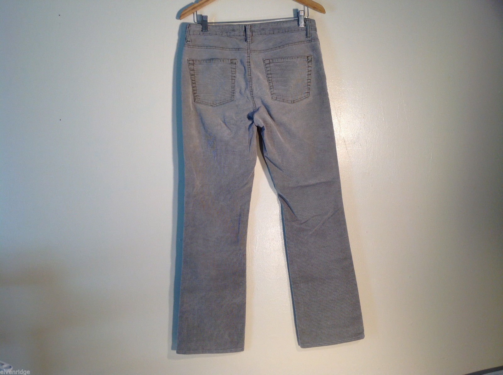 Womens Gap Boot Cut Size 8L Corduroy Pants/Jeans Light Gray Excellent ...