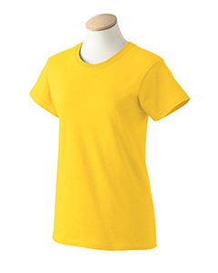 Daisy Yellow Small  G2000L Gildan Women ultra cotton T-shirt