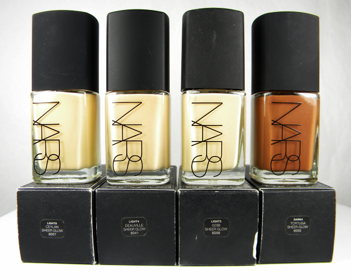 nars sheer glow foundation travel size