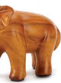 yellow elephant figurine