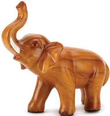 yellow elephant figurine