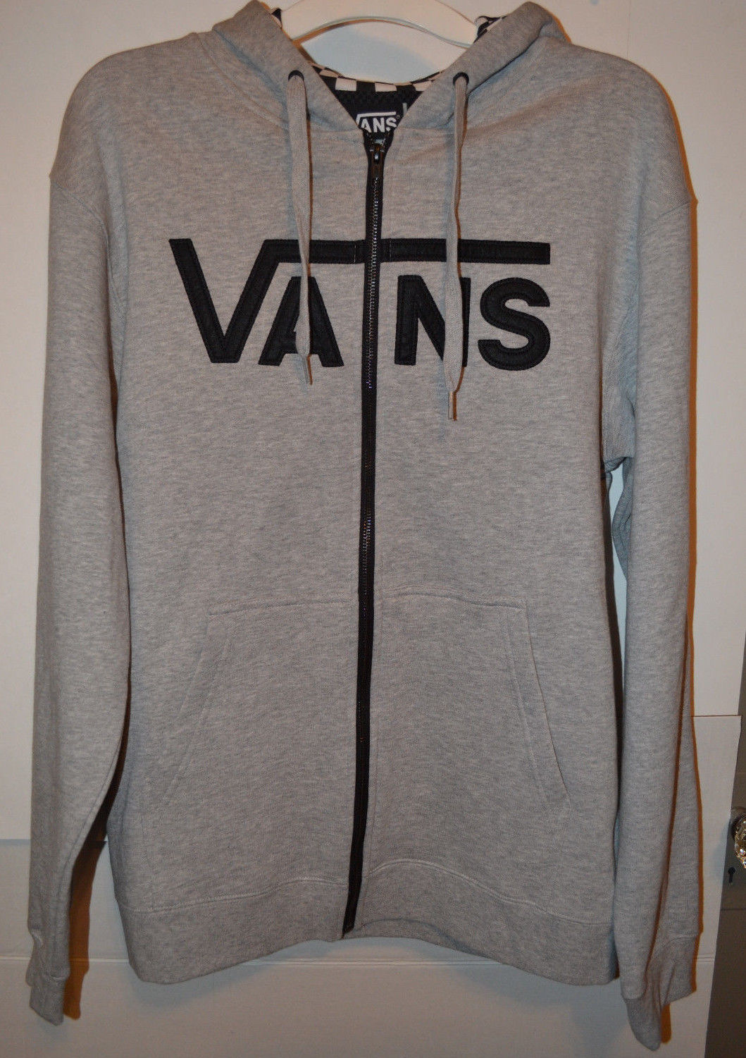 vans zip up hoodie mens