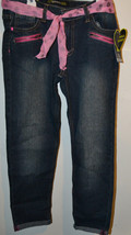 Jordache Girls Ankle Super Skinny Jean W/Belt  Sizes 14Nwt Waistband  - $9.79