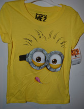 Universal Despicable Me 2 Girls Hybird  T-Shirt  Sizes XS 4/5 NWT Yellow - $6.82