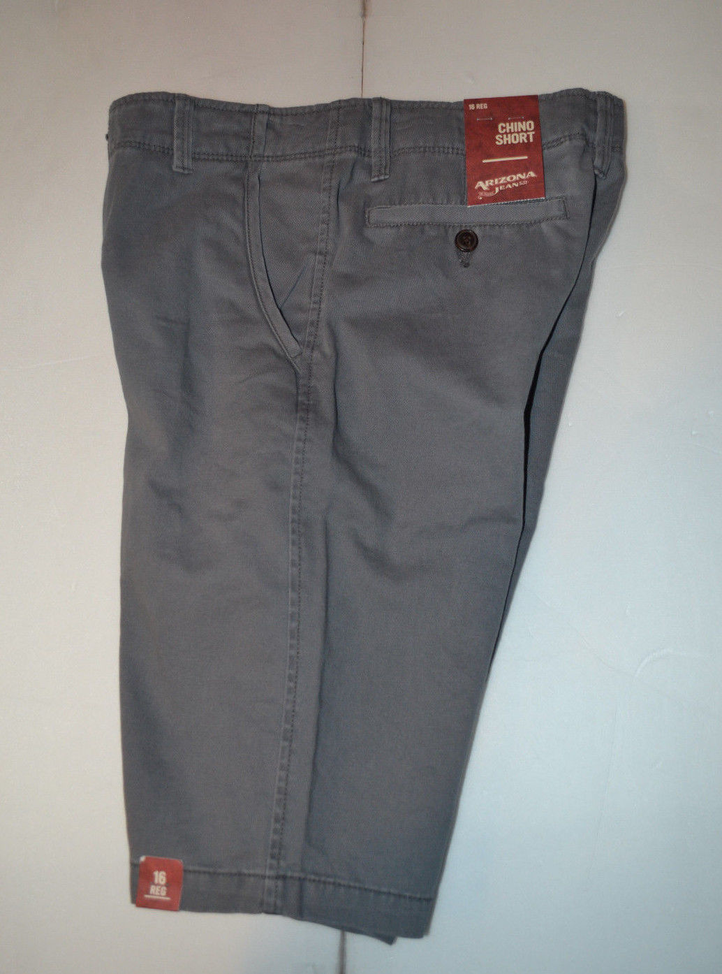 Cherokee® Boys/' Chino Shorts SIZE 12 NWT Picante Red