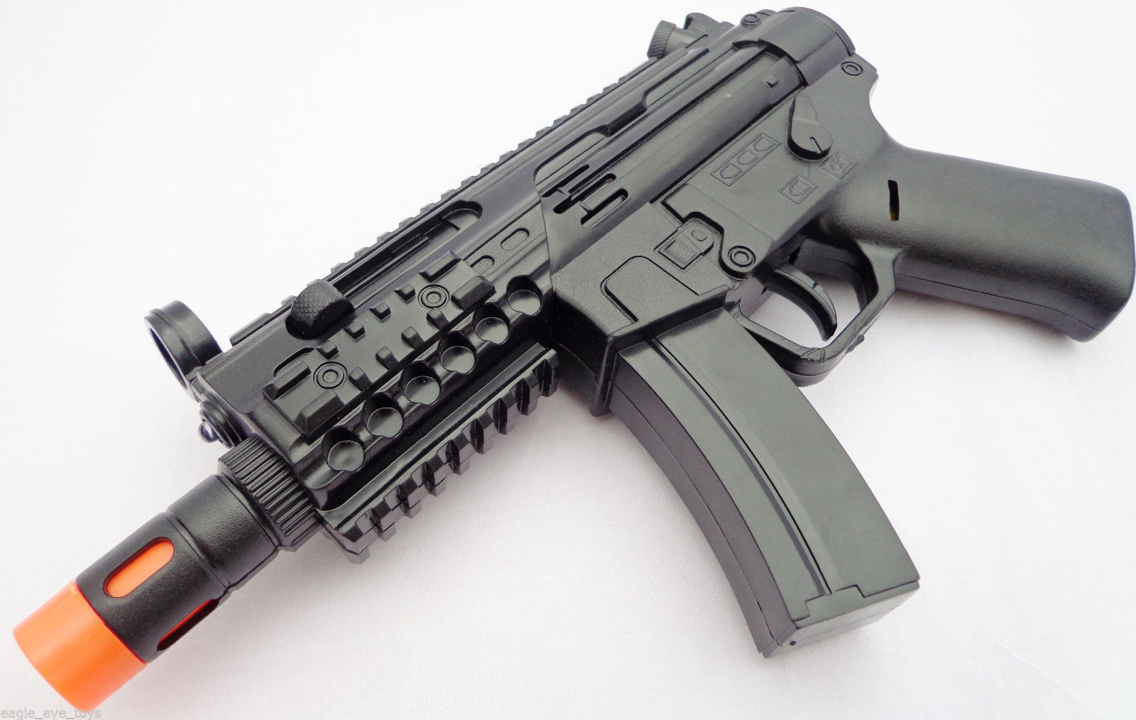 2X Toy Machine Guns! Electronic MP5 w/ Light & Sound FX + Toy UZI Dart