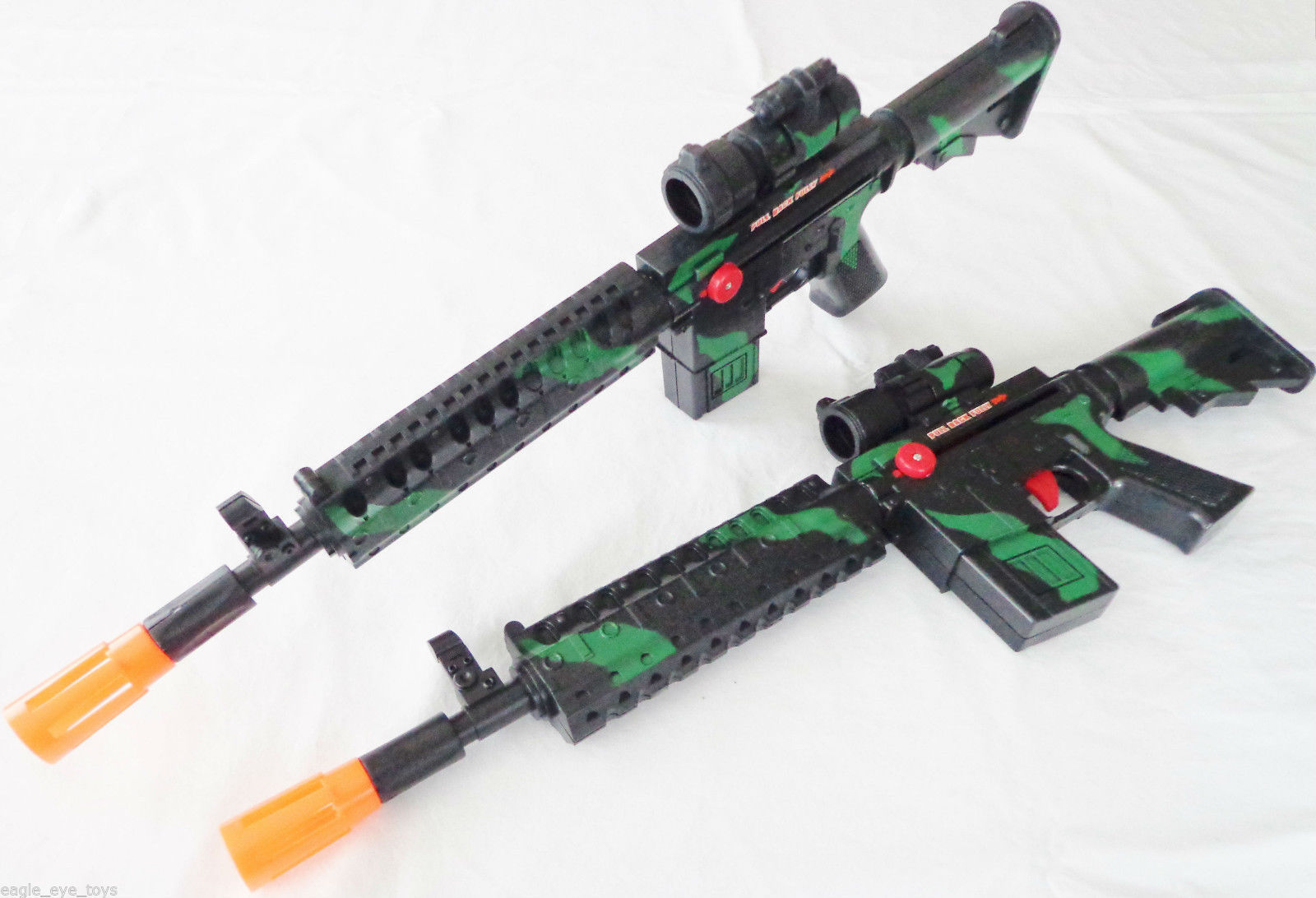 3x Toy Machine Guns Military Soldier M 16 Toy Rifles Toy Gun Mega Set