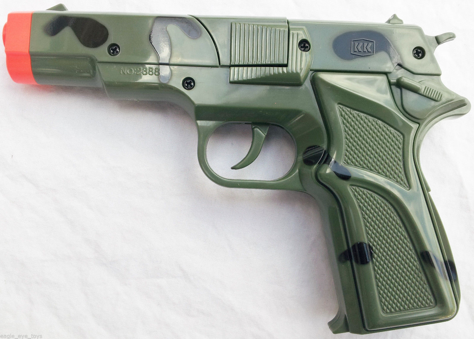 2x Toy Guns Military M 16 Toy Rifle And Camo 9mm Pistol Toy Cap Gun Set