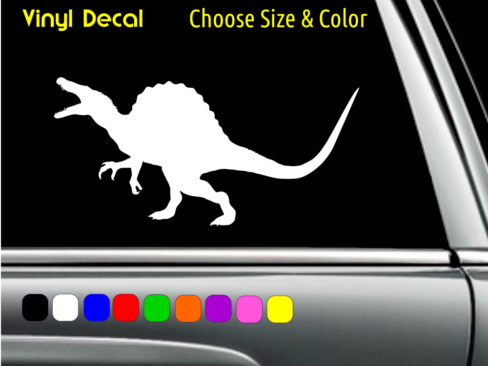 Spinosaurus Standing Dinosaur Decal Laptop Window Sticker CHOOSE SIZE