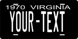 Virginia 1970 Personalized Tag Vehicle Car Auto License Plate - $16.75
