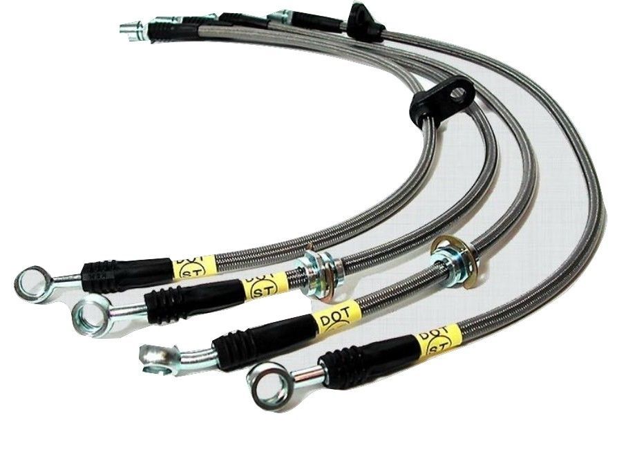 STOPTECH FRONT+REAR Stainless Steel Brake Lines Kit FORD MUSTANG 2005