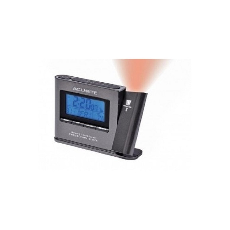 LCD Alarm Clock w/ Projection Projects 2 Wall Ceiling Auto ...