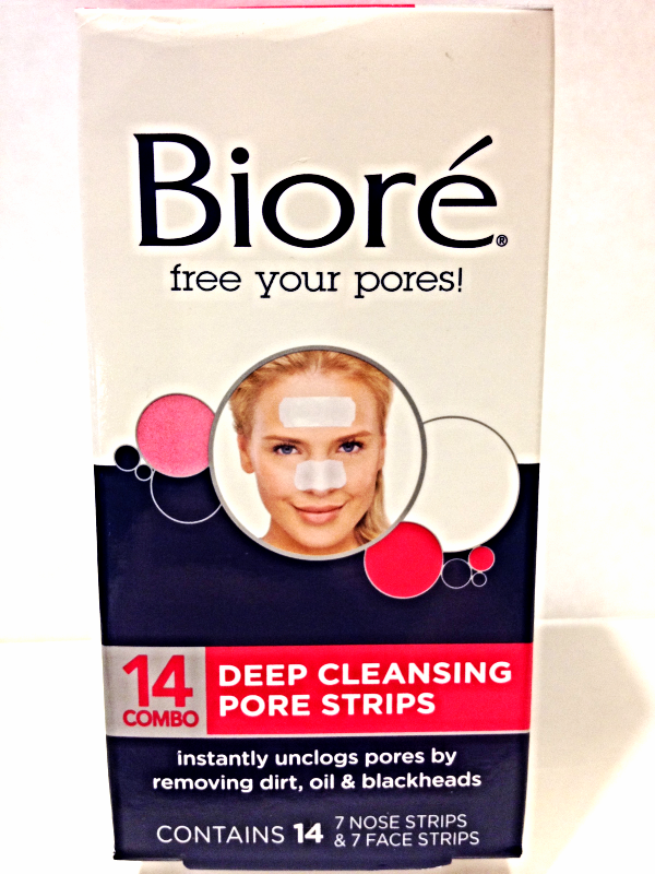 Primary image for New Biore Deep Cleansing Pore Strips 7 Nose & 7 Face Strips 14 Count Combo Box