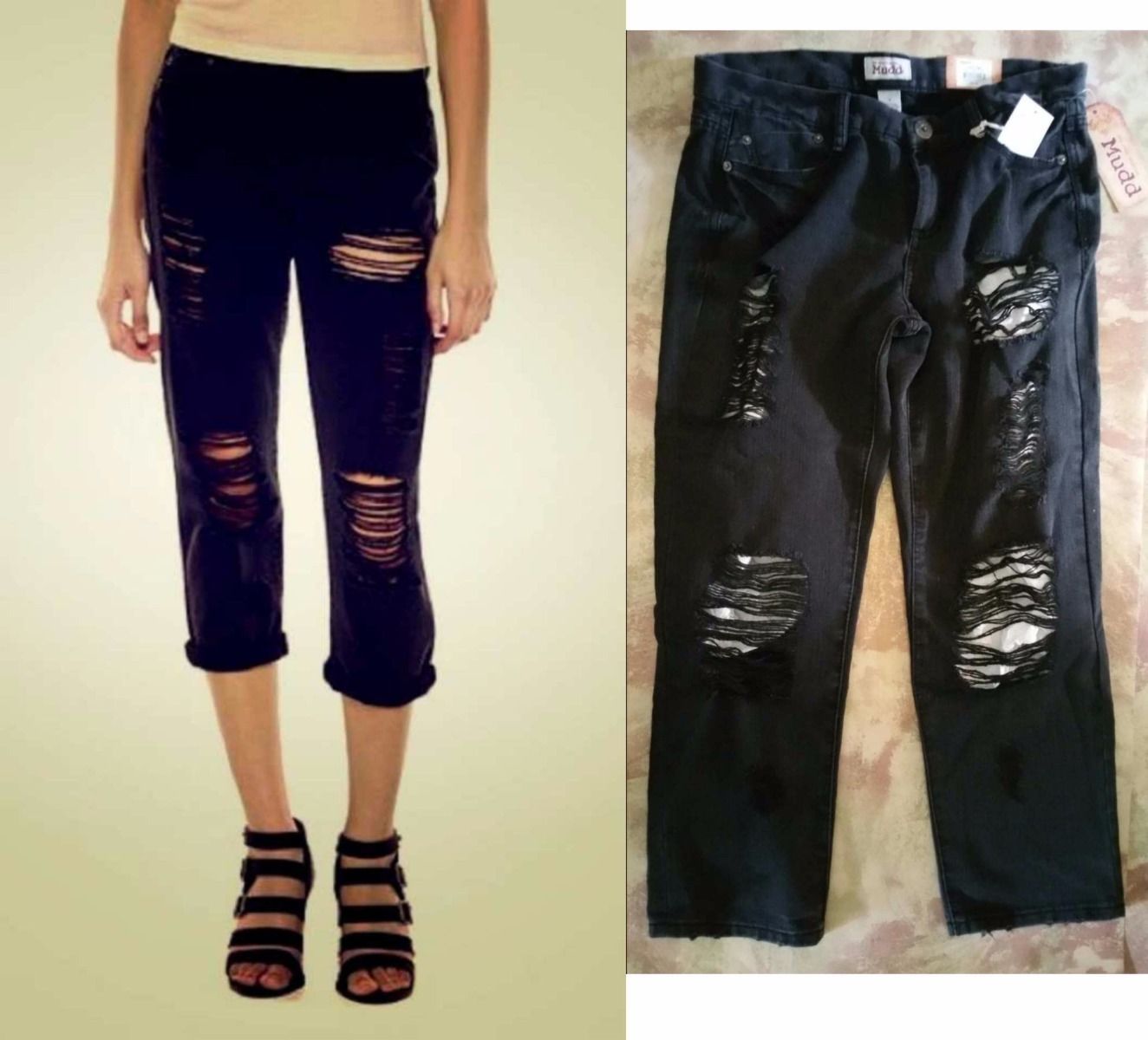 mudd black pants